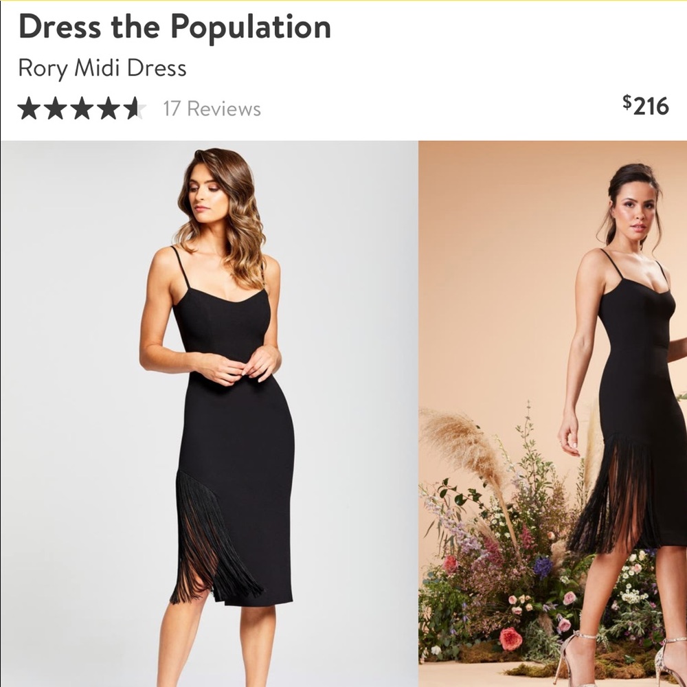 Dress the Population Cocktail/Evening Dress Sz M